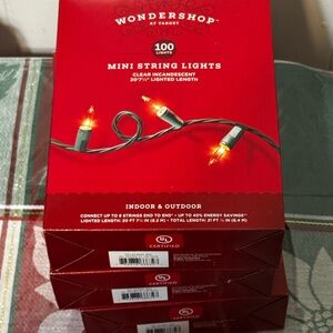 Wondershop Festive Red String Lights